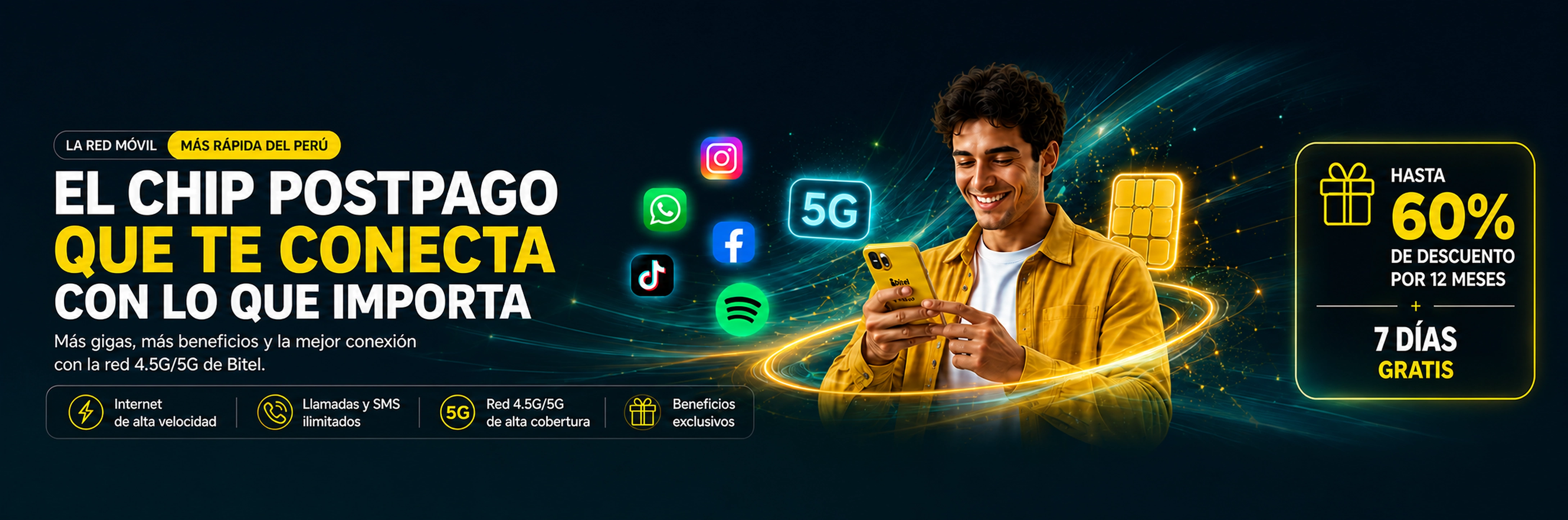 Bitel Chip Postpago - El chip que te conecta con lo que importa